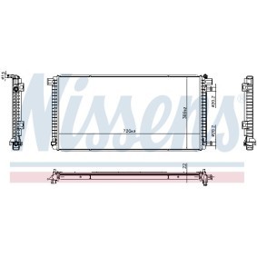 Comprar Radiador, refrigeración del motor de NISSENS 606791 a bajo precio de 145,65 €
