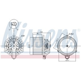 Compre Ventilador do habitáculo da NISSENS 87568 a um preço baixo por 106,10 €