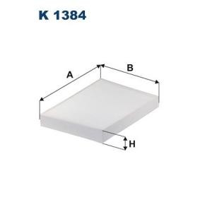 Achetez des Filtre d'habitacle FILTRON K 1384 à prix pour 17,73 €