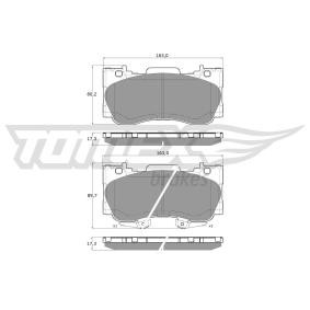 Compre Pastilhas de travão da TOMEX brakes TX 19-93 a um preço baixo por 47,75 €