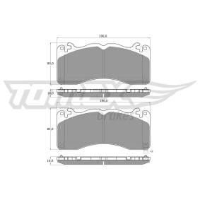 Compre Pastilhas de travão da TOMEX brakes TX 60-08 a um preço baixo por 47,36 €