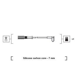 Achetez des Kit de câbles d'allumage MAGNETI MARELLI 941318111204 à prix pour 12,54 €