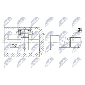 Gelenksatz, Antriebswelle NPW-DW-026 von NTY günstig für 68,17 € online kaufen