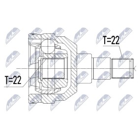 Gelenksatz, Antriebswelle NPW-DW-044 von NTY günstig für 49,79 € online kaufen