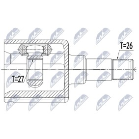 Compre Junta homocinética de NTY online para Kuga Mk1 (C394) a preços moderados