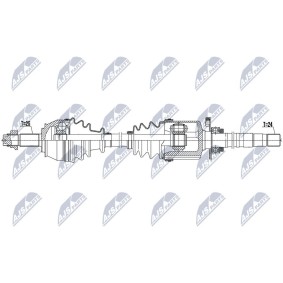 Achetez des Arbre de transmission NTY NPW-FT-051 à prix pour 190,78 €