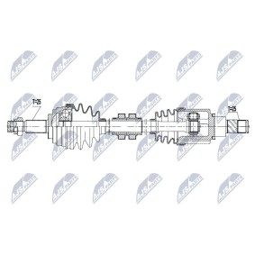 Antriebswelle NPW-NS-116 von NTY günstig für 100,36 € online kaufen