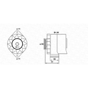 Acquista Alternatore da MAGNETI MARELLI 943356210010 a buon mercato per soli 169,86 €