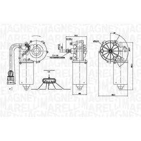 Achetez des Moteur d'essuie-glace MAGNETI MARELLI 064361200010 à prix pour 274,84 €