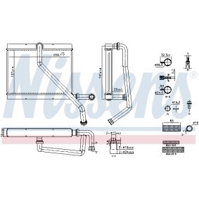 Wärmetauscher, Innenraumheizung 707289 von NISSENS günstig für 103,13 € online kaufen