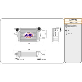 Acquista Intercooler da AHE 720.030 a buon mercato per soli 221,91 €
