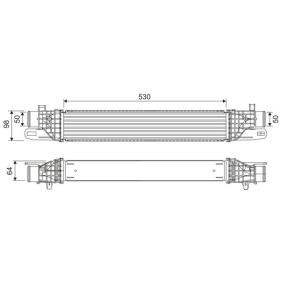 Ladeluftkühler 818541 von VALEO günstig für 142,29 € online kaufen
