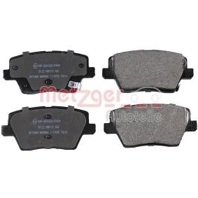 Bremsbeläge 1170995 von METZGER günstig für 32,72 € online kaufen