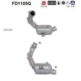 Partikelfilter (DPF) FD1105Q von AS günstig für 407,44 € online kaufen