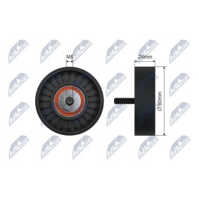 Spannrolle, Keilrippenriemen RNK-BM-051 von NTY günstig für 16,09 € online kaufen