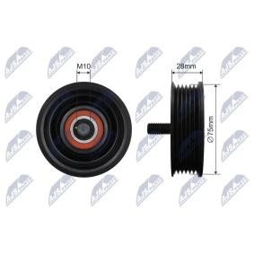 Osta Ohjain- / kiristysrulla kiilahihna NTY:llä RNK-LR-012 edullisesti hintaan 32,77 €