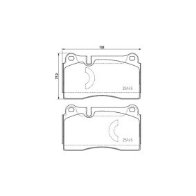Bremsbeläge für SEAT von MAGNETI MARELLI