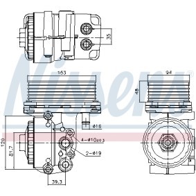 Ölkühler 91327 von NISSENS günstig für 109,32 € online kaufen