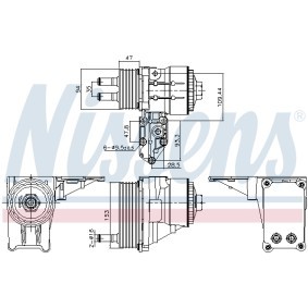 Ölkühler 91328 von NISSENS günstig für 168,75 € online kaufen