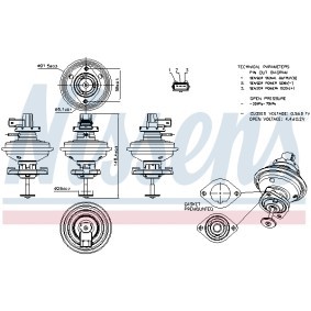 AGR-Ventil 98208 von NISSENS günstig für 91,10 € online kaufen