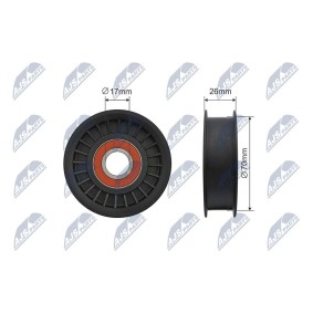 Spannrolle, Keilrippenriemen RNK-ME-051 von NTY günstig für 13,40 € online kaufen