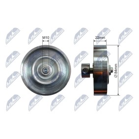 Spannrolle, Keilrippenriemen RNK-NS-046 von NTY günstig für 27,96 € online kaufen