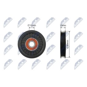 Spannrolle, Keilrippenriemen RNK-NS-048 von NTY günstig für 14,41 € online kaufen