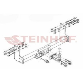 Compre Engate de reboque de STEINHOF online para SPRINTER 2-t Caixa (901, 902) a preços moderados