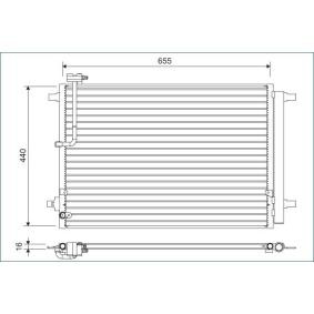 Comprar Condensador, aire acondicionado de VALEO 822633 a bajo precio de 166,45 €