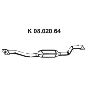 Katalysator 08.020.64 von EBERSPÄCHER günstig für 522,18 € online kaufen
