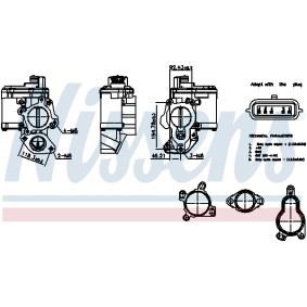 AGR-Ventil 98265 von NISSENS günstig für 121,48 € online kaufen