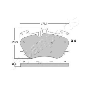 Bremsbeläge für VW von JAPANPARTS