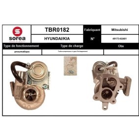 Comprar Turbocompresor de SNRA TBR0182 a bajo precio de 525,45 €