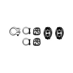 Montagesatz, Abgasanlage 82 21 6898 von HJS günstig für 25,31 € online kaufen