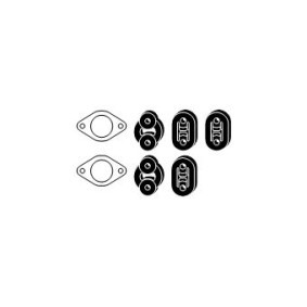 Montagesatz, Abgasanlage 82 44 7730 von HJS günstig für 19,15 € online kaufen