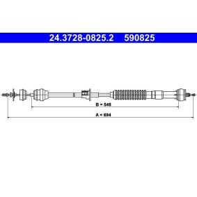 Achetez des Câble d'embrayage ATE 24.3728-0825.2 à prix pour 46,55 €