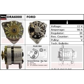 Compre Alternador da DELCO REMY DRA6000 a um preço baixo por 93,98 €