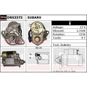 Anlasser für SUBARU von DELCO REMY