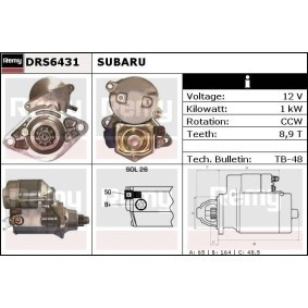 Anlasser für SUBARU von DELCO REMY