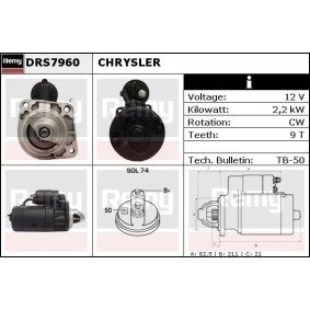 Compre Motor de arranque da DELCO REMY DRS7960 a um preço baixo por 129,23 €
