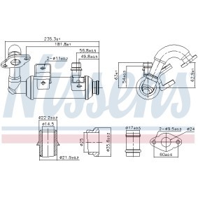 AGR Kühler 989407 von NISSENS günstig für 161,88 € online kaufen