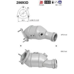 Compre Catalizador de AS online para Ducato Camión de plataforma / Chasis (250_, 290_) a precios moderados