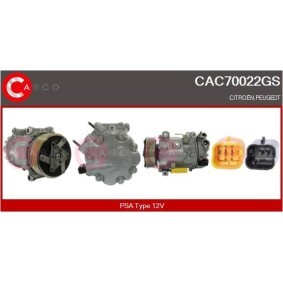 Comprar Compresor, aire acondicionado de CASCO CAC70040AS a bajo precio de 297,12 €