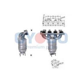 Compre Catalizador de Oyodo online para Astra G Classic Sedán (T98) a precios moderados