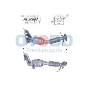 Katalysator 10N0024-OYO von Oyodo günstig für 404,38 € online kaufen