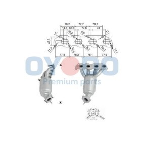 Compre Catalizador de Oyodo online para Astra Classic Hatchback (A04) a precios moderados