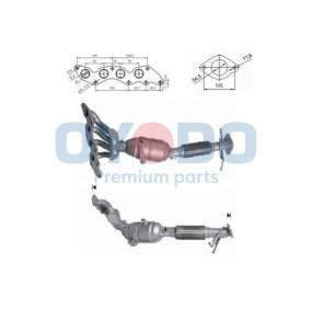 Katalysator 10N0068-OYO von Oyodo günstig für 448,26 € online kaufen