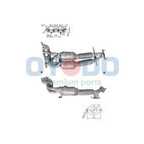 Katalysator 10N0089-OYO von Oyodo günstig für 405,96 € online kaufen