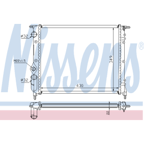 Kühler, Motorkühlung 63924A von NISSENS günstig für 78,74 € online kaufen