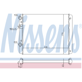 Kühler, Motorkühlung 65234A von NISSENS günstig für 70,29 € online kaufen